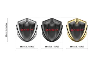 Dacia Metall Emblem Abzeichen Robustes Premium Feeling